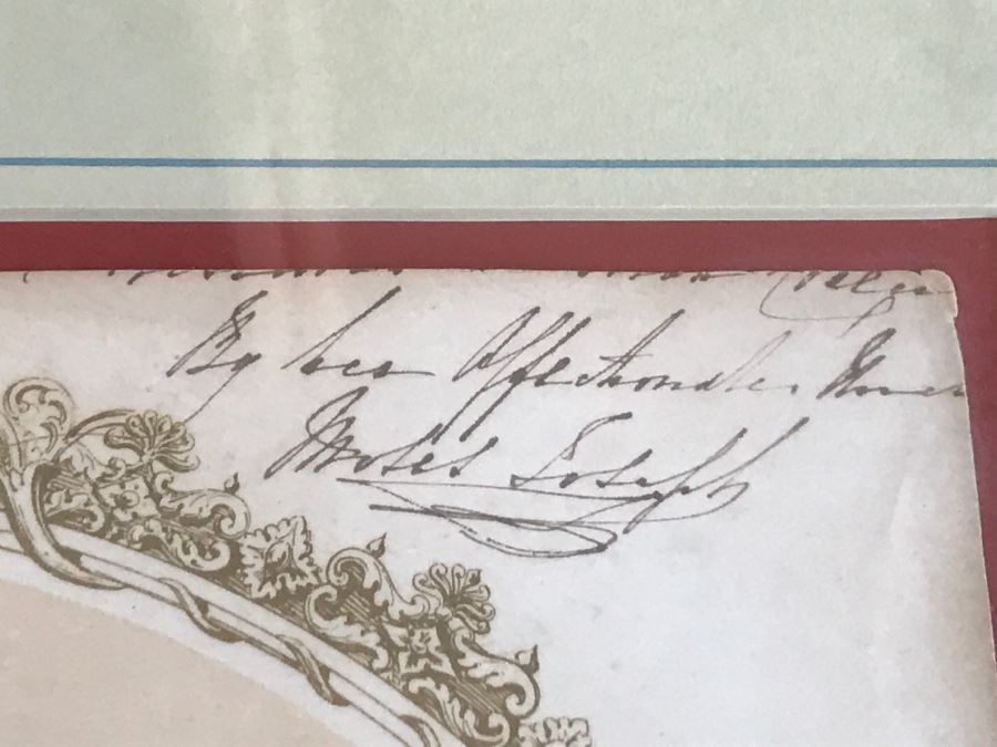 JUST ADDED - Pair Of Framed Antique Sheet Music [Photo 9]