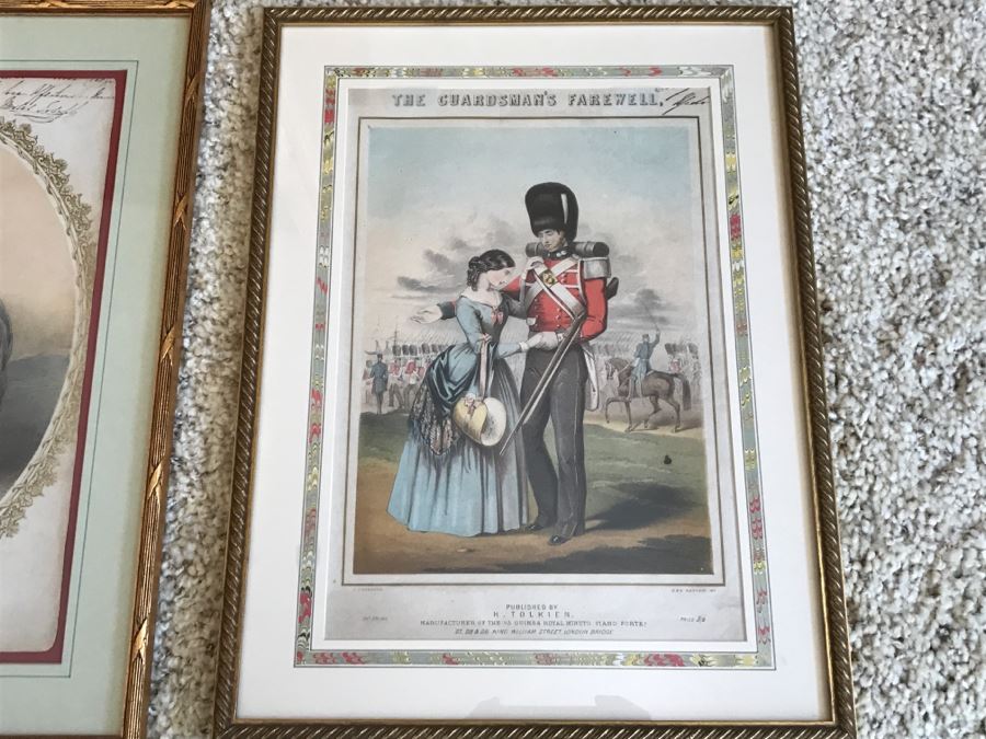 JUST ADDED - Pair Of Framed Antique Sheet Music [Photo 10]