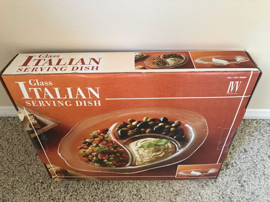 JUST ADDED - New Glass Italian Serving Dish [Photo 2]