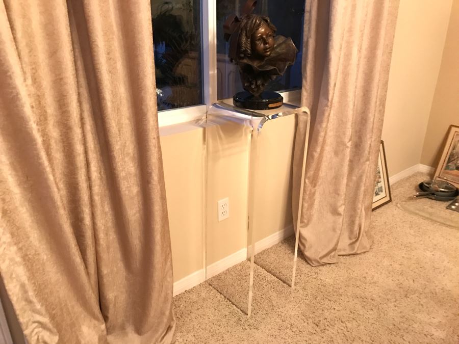 JUST ADDED - Lucite Display Stand For Sculptures Or Statues (Does Not Include Bronze) [Photo 2]