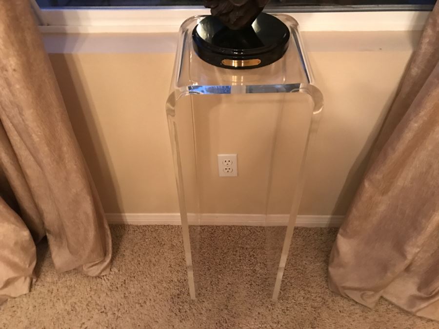JUST ADDED - Lucite Display Stand For Sculptures Or Statues (Does Not Include Bronze) [Photo 4]