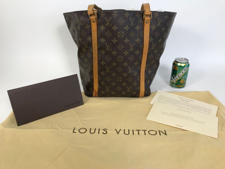 LOUIS VUITTON Monogram Handbag With Dust Jacket