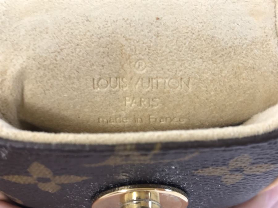 LOUIS VUITTON Monogram Pouch Purse Handbag With Clip Ring And LOUIS VUITTON Credit Card License Holder Organizer [Photo 10]