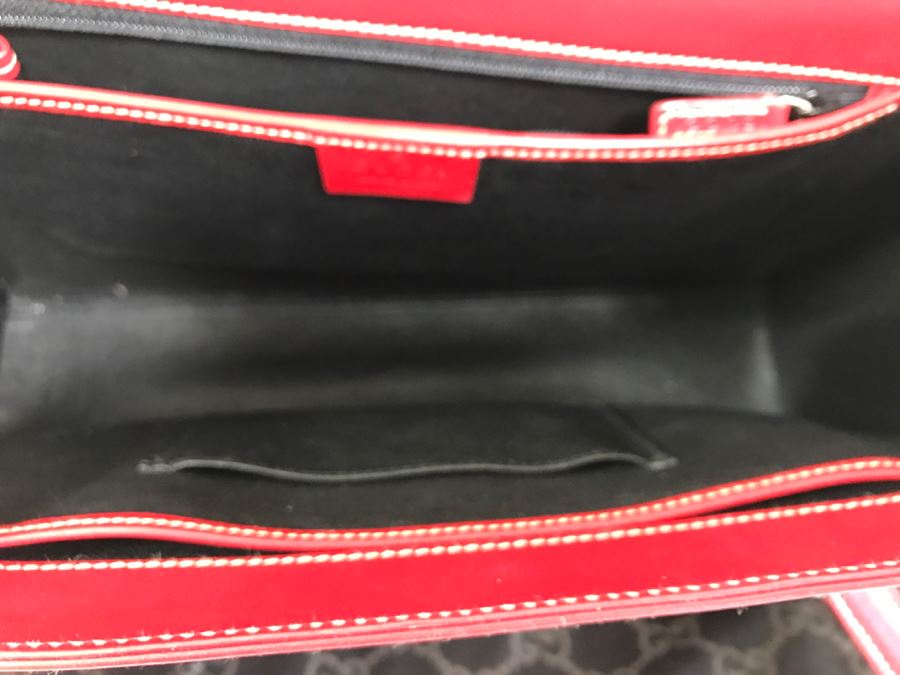 GUCCI Handbag Red With GUCCI Dust Jacket