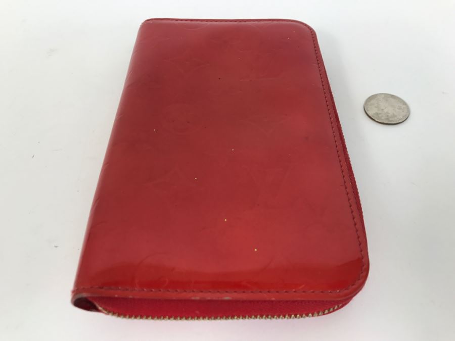 LOUIS VUITTON Monogram Red Wallet [Photo 4]