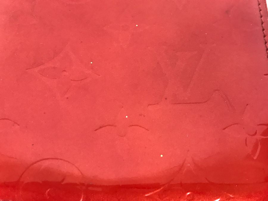 LOUIS VUITTON Monogram Red Wallet [Photo 7]