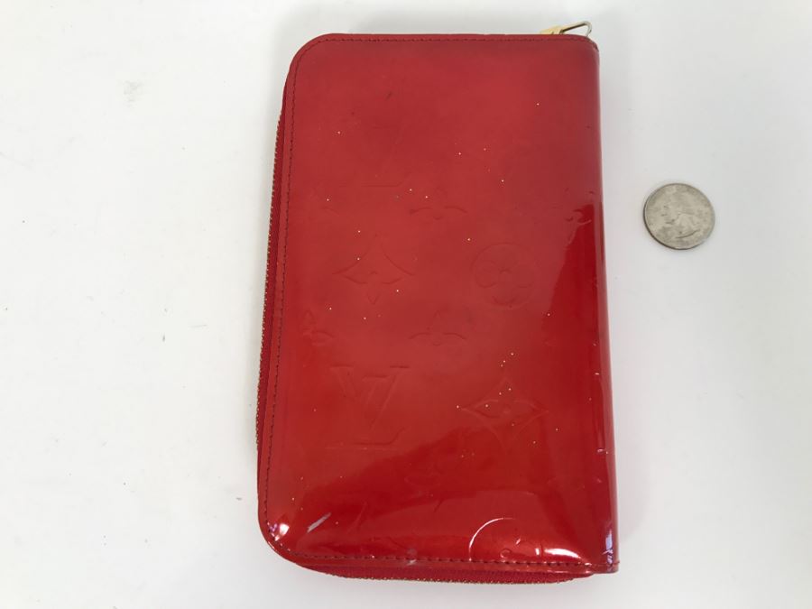 LOUIS VUITTON Monogram Red Wallet [Photo 8]