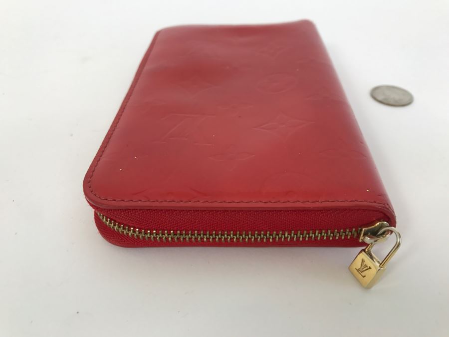 LOUIS VUITTON Monogram Red Wallet [Photo 5]
