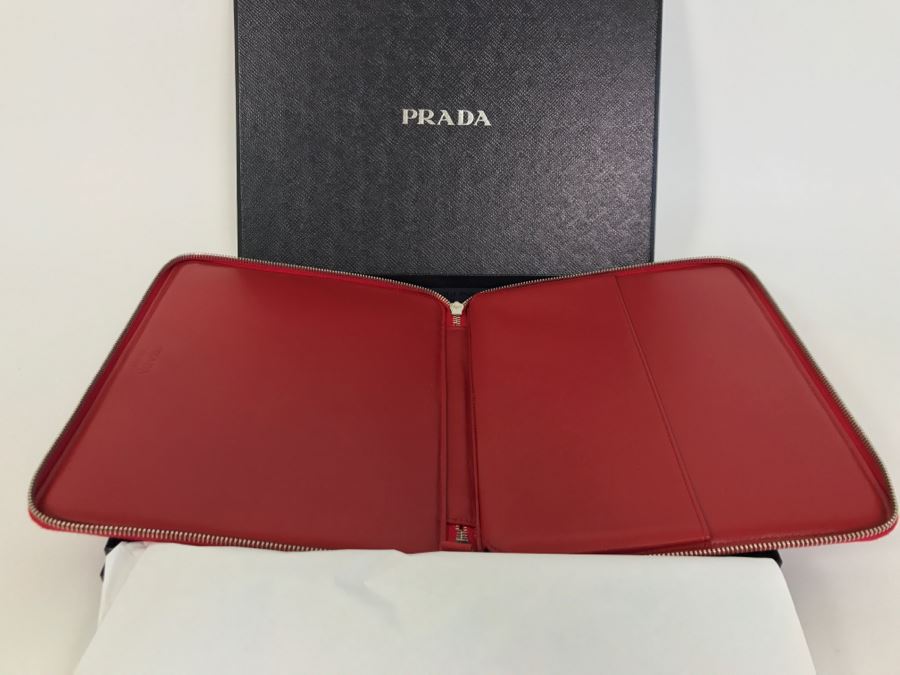 PRADA Saffiano Travel I-Pad Case Cover [Photo 9]