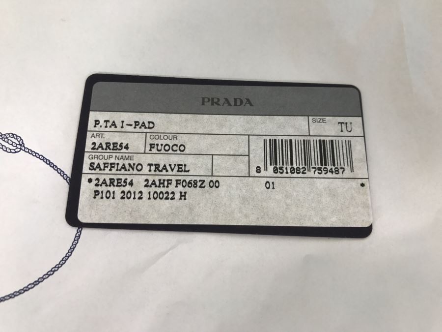 PRADA Saffiano Travel I-Pad Case Cover [Photo 11]