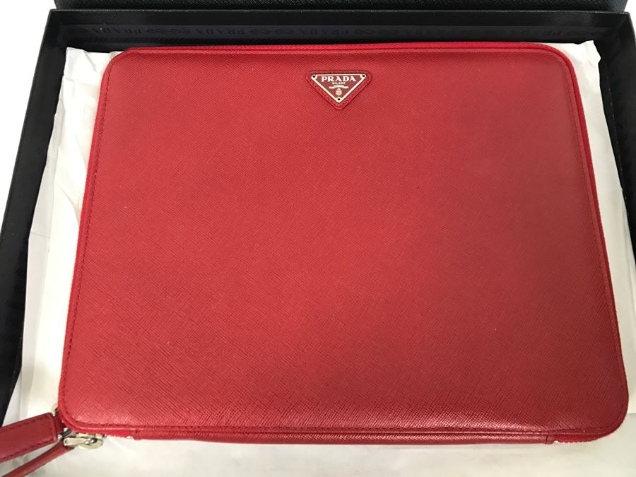 PRADA Saffiano Travel I-Pad Case Cover [Photo 5]