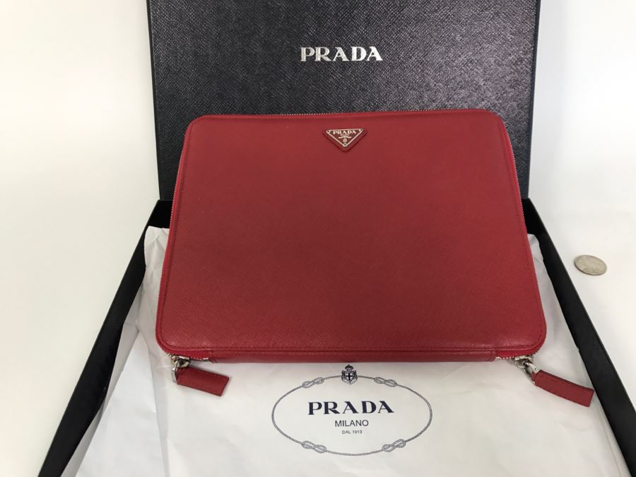 PRADA Saffiano Travel I-Pad Case Cover [Photo 10]