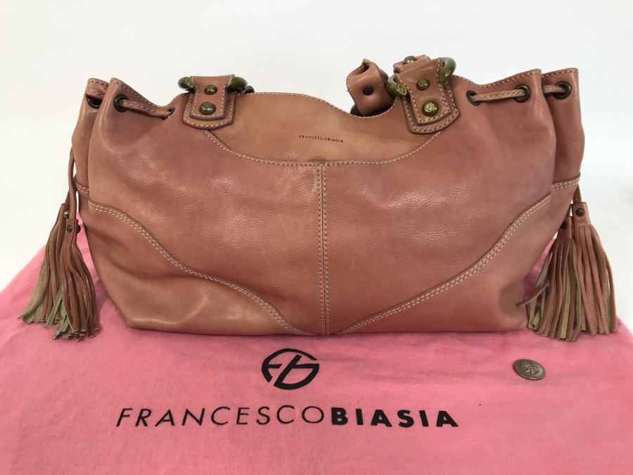 Francesco Biasia Handbag With Francesco Biasia Dust Jacket