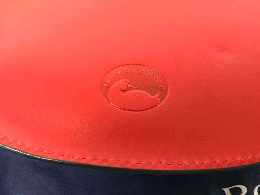 Dooney & Bourke Red Handbag Happy Bag With Dust Jacket [Photo 10]
