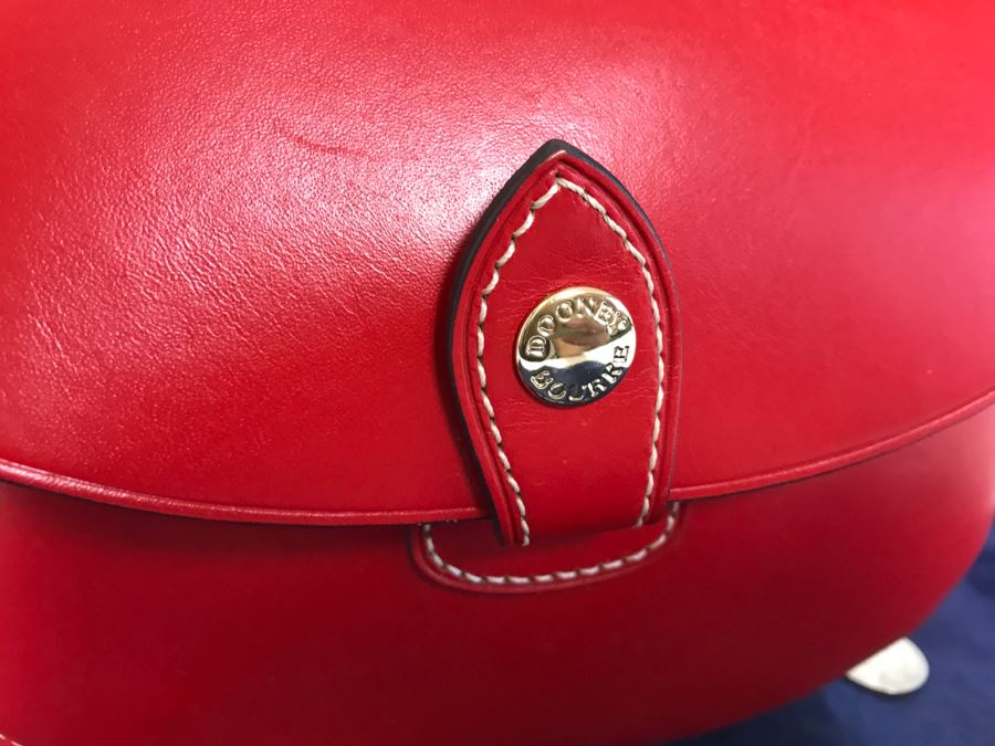 Dooney & Bourke Red Handbag Happy Bag With Dust Jacket [Photo 5]