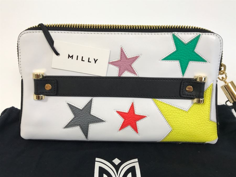 MILLY Handbag New With Tags With Dust Jacket