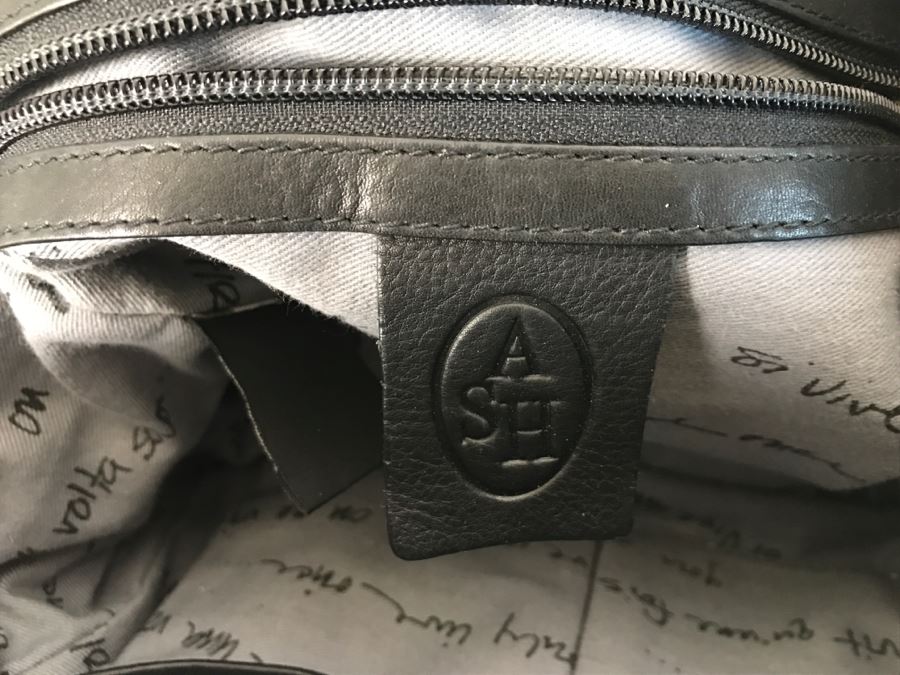 Ash Domino Small Leather Backpack [Photo 13]