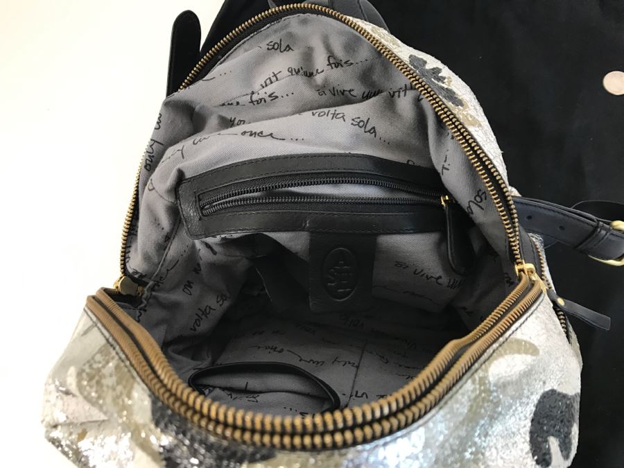 Ash Domino Small Leather Backpack [Photo 12]