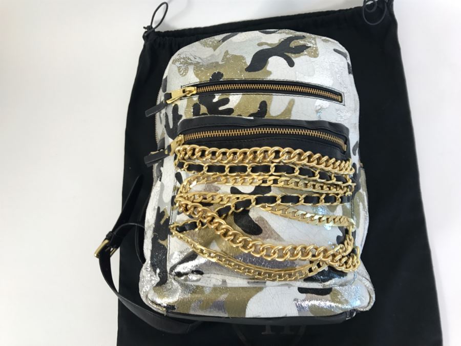 Ash Domino Small Leather Backpack [Photo 11]