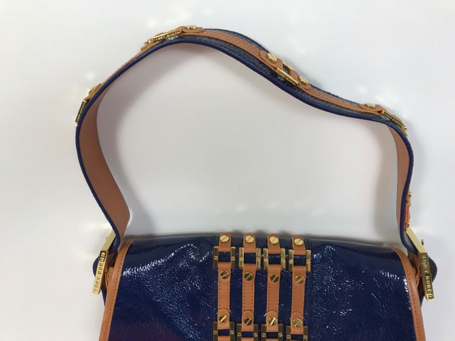 Tory Burch Handbag Crinkle Matthias Hobo New With Tags And Dust Jacket $595 Retail [Photo 4]