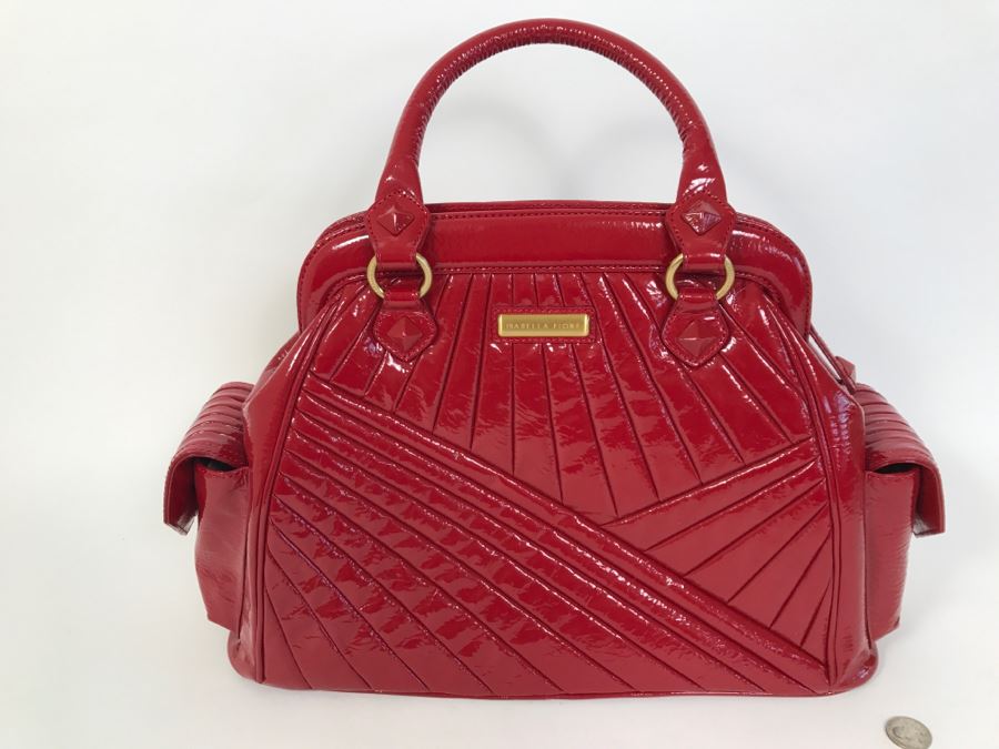 Sold at Auction: BRAHMIN RED PURSE