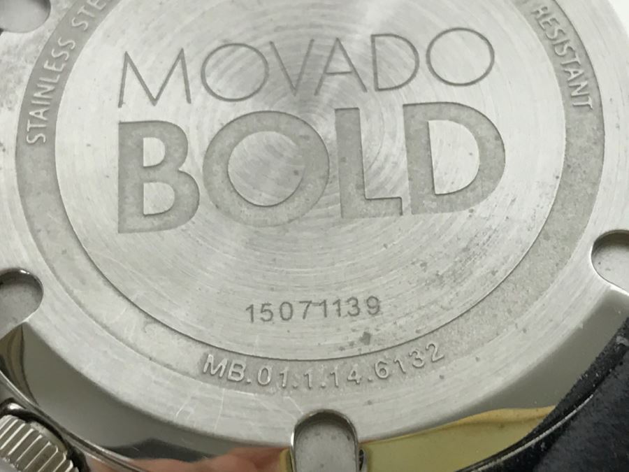 MOVADO Bold Watch Like New In Case MB.01.1.14.6132 [Photo 12]