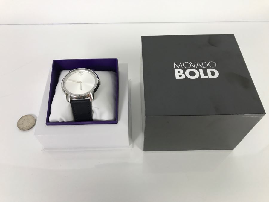MOVADO Bold Watch Like New In Case MB.01.1.14.6132 [Photo 1]