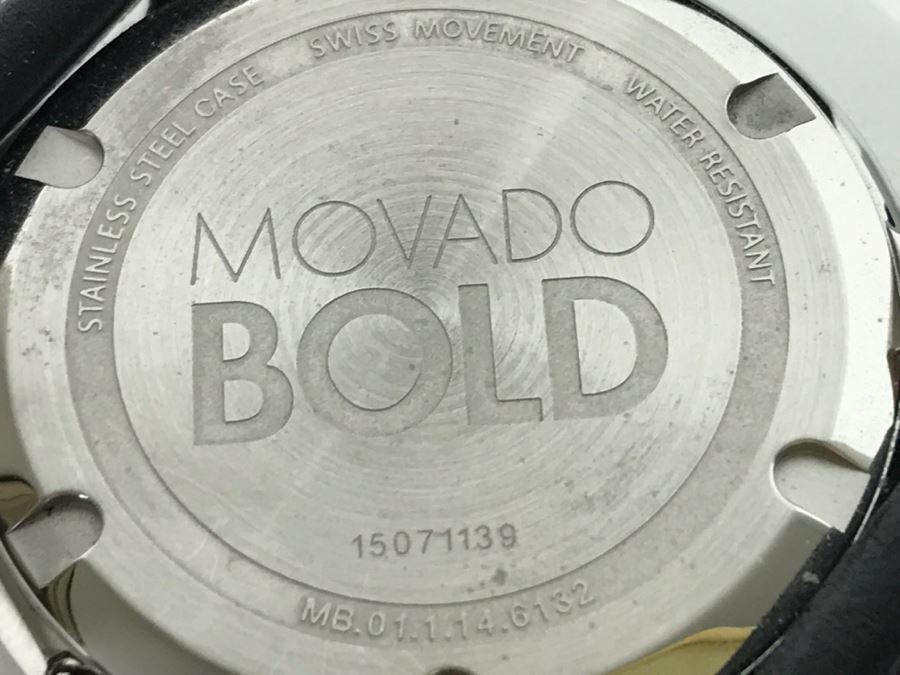 MOVADO Bold Watch Like New In Case MB.01.1.14.6132 [Photo 10]