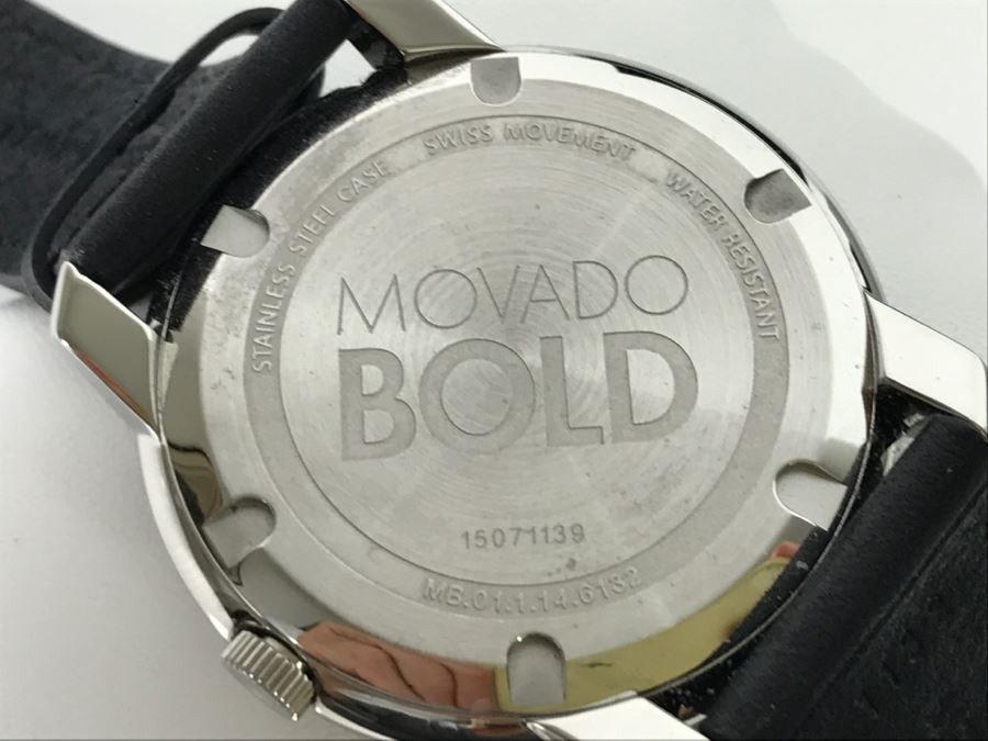 MOVADO Bold Watch Like New In Case MB.01.1.14.6132 [Photo 3]