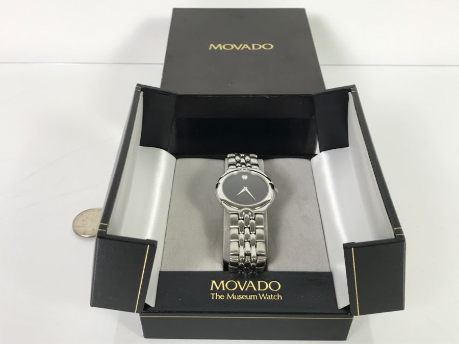MOVADO The Museum Watch Like New In Case 84-E2-867 [Photo 2]