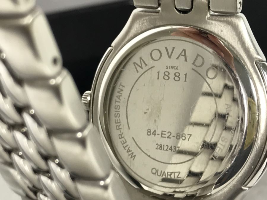 MOVADO The Museum Watch Like New In Case 84-E2-867 [Photo 9]