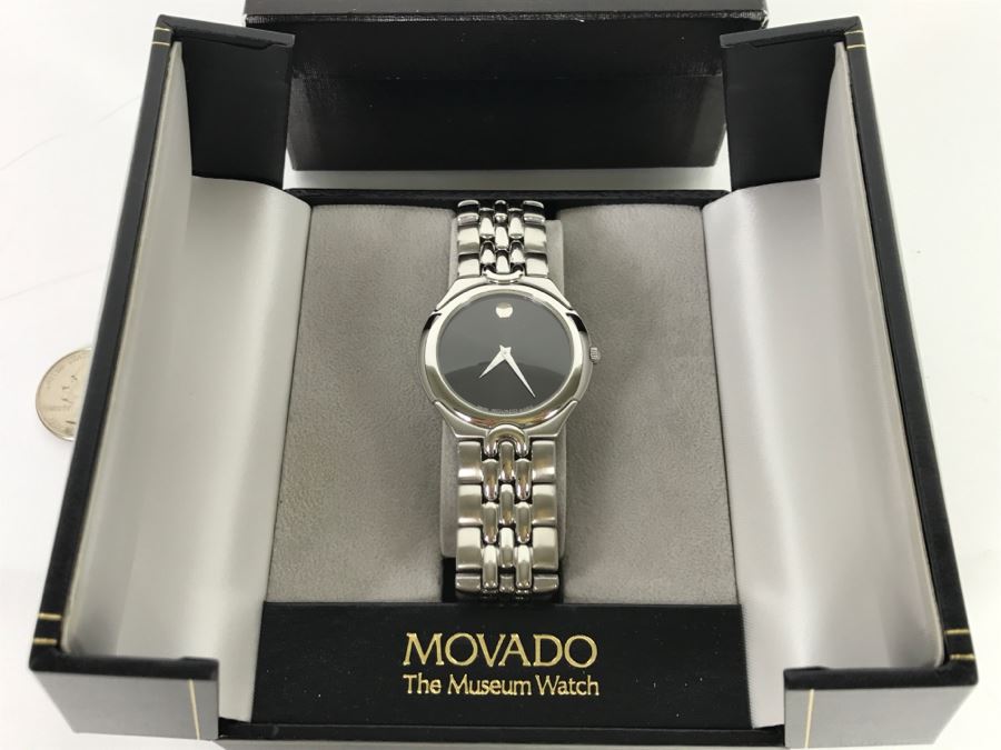 MOVADO The Museum Watch Like New In Case 84-E2-867 [Photo 1]