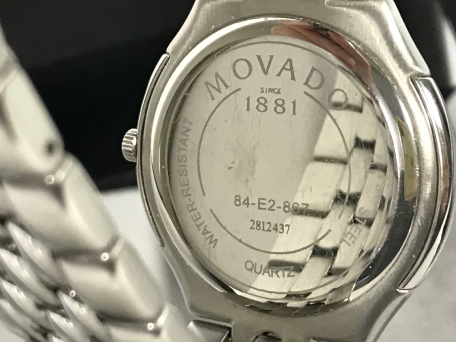 MOVADO The Museum Watch Like New In Case 84-E2-867 [Photo 8]