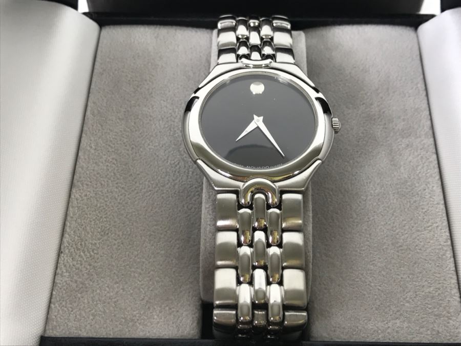 MOVADO The Museum Watch Like New In Case 84-E2-867 [Photo 6]