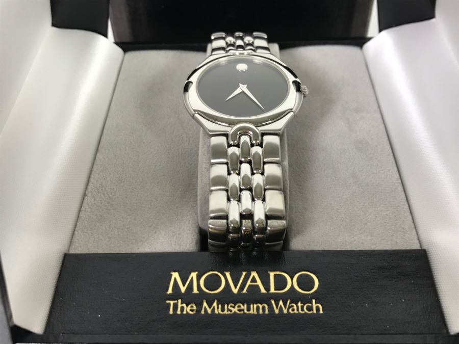 MOVADO The Museum Watch Like New In Case 84-E2-867 [Photo 5]