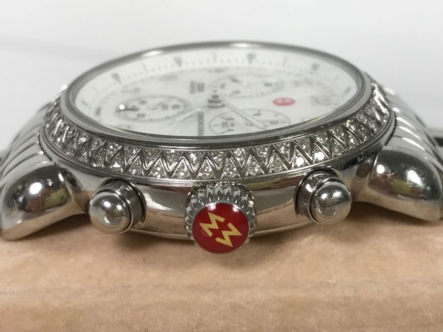 MICHELE Luxury CSX Diamond Chronograph Ladies Watch 71-3600 [Photo 10]
