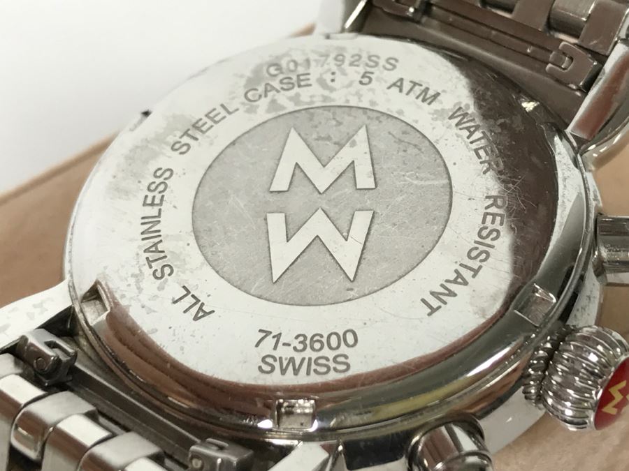 MICHELE Luxury CSX Diamond Chronograph Ladies Watch 71-3600 [Photo 12]