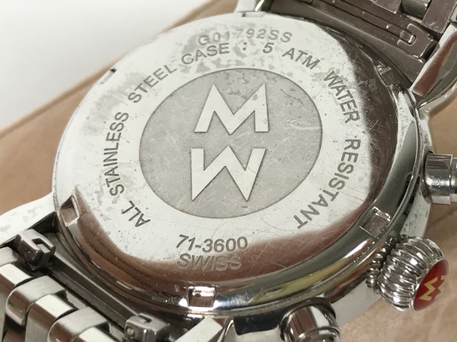 MICHELE Luxury CSX Diamond Chronograph Ladies Watch 71-3600 [Photo 11]