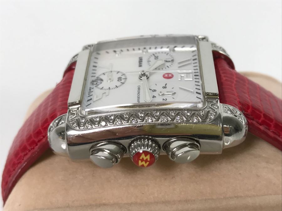 MICHELE Luxury Sapphire Crystal URBAN Chronograph Ladies Watch MW02H01 [Photo 8]