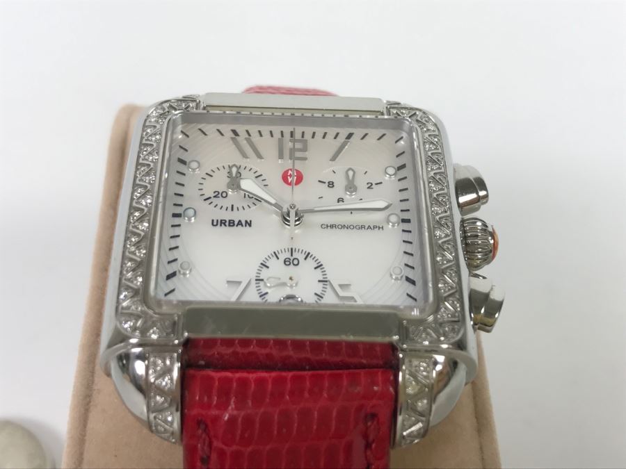 MICHELE Luxury Sapphire Crystal URBAN Chronograph Ladies Watch MW02H01 [Photo 4]