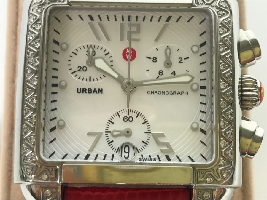 MICHELE Luxury Sapphire Crystal URBAN Chronograph Ladies Watch MW02H01 [Photo 1]