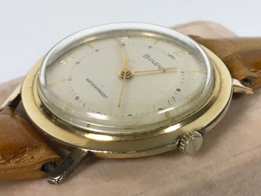 Vintage Ladies BULOVA Watch 10KT RGP Bezel [Photo 5]