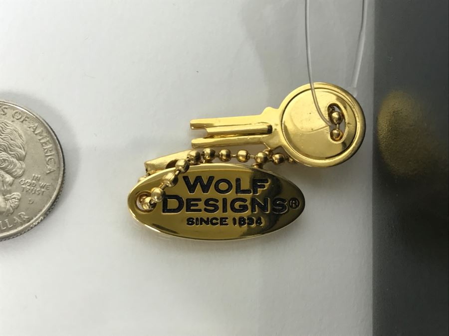 WOLF DESIGNS Watch Storage Case With Glass Top And Key (Watches Sold Separately In This Sale) [Photo 5]