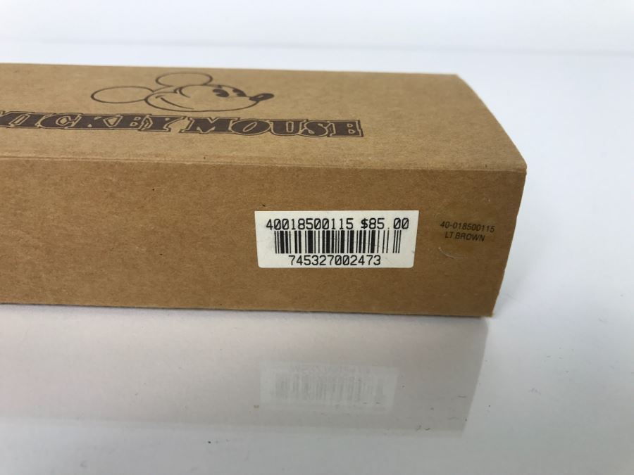 New In Box Disney Time Works Mickey Mouse Watch Retails $85 [Photo 3]