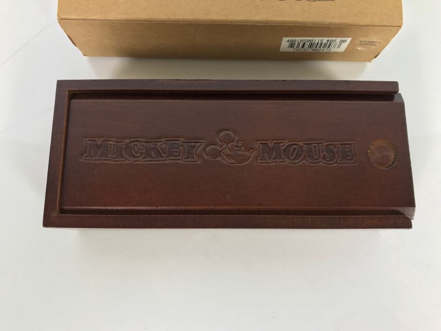 New In Box Disney Time Works Mickey Mouse Watch Retails $85 [Photo 5]