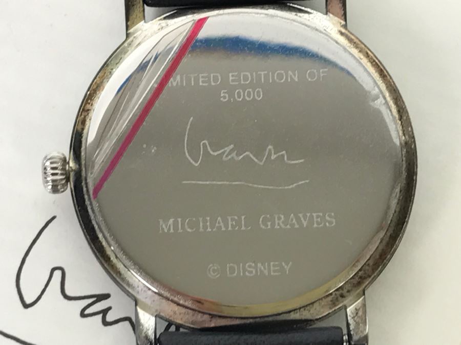 Limited Edition Michael Graves Design Mickey Mouse Watch New In Container Limited To 5,000 [Photo 10]