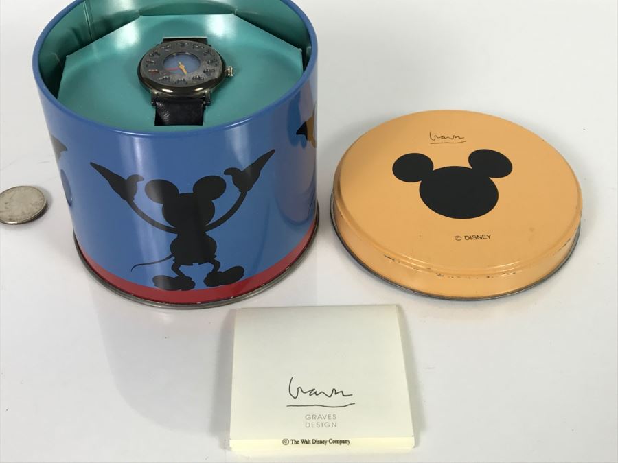 Limited Edition Michael Graves Design Mickey Mouse Watch New In Container Limited To 5,000 [Photo 2]