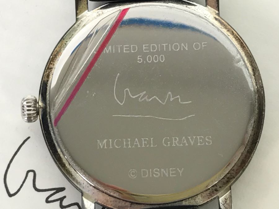 Limited Edition Michael Graves Design Mickey Mouse Watch New In Container Limited To 5,000 [Photo 9]