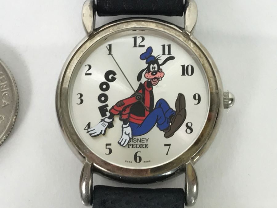 Collection Of Character Watches: Bugs Bunny, Goofy Disney PEDRE, The Flintstones FOSSIL [Photo 15]