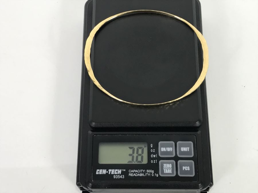 14K Yellow Gold Ladies Bracelet 3.8g [Photo 7]